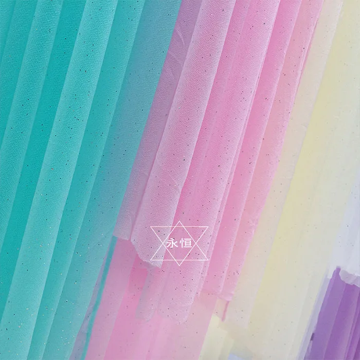 3X3M bright dream gauze wedding backdrop background for Baby shower white curtains christmas event banquet | Дом и сад