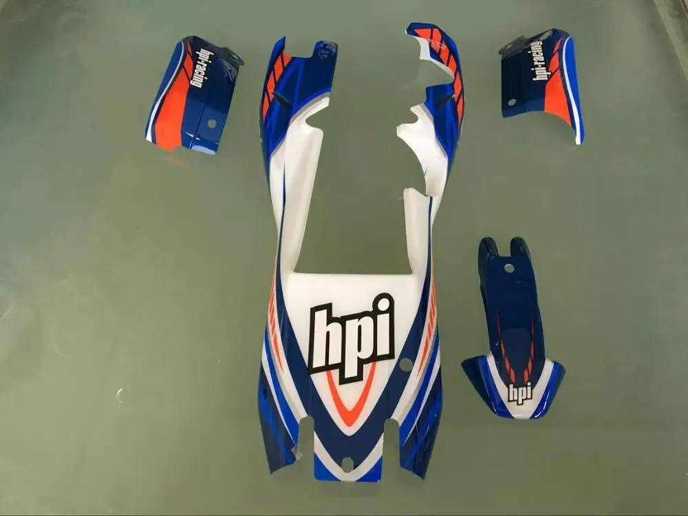BLUE HPI Bajer 5B SS 2,0 Багги корпус оболочки для KingMotor KSRC001 002 км Rovan#115427-bb 5B-1 Багги окрашенные тела - Цвет: BLUE