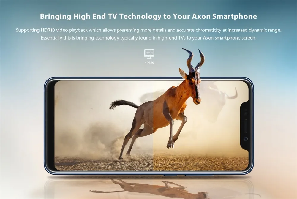 zte Axon 9 pro 4G LTE IP68 Водонепроницаемый 6,2" 8 Гб 256 ГБ Восьмиядерный процессор Snapdragon 845 NFC 4000 мАч отпечаток пальца 20 МП Hi-Fi