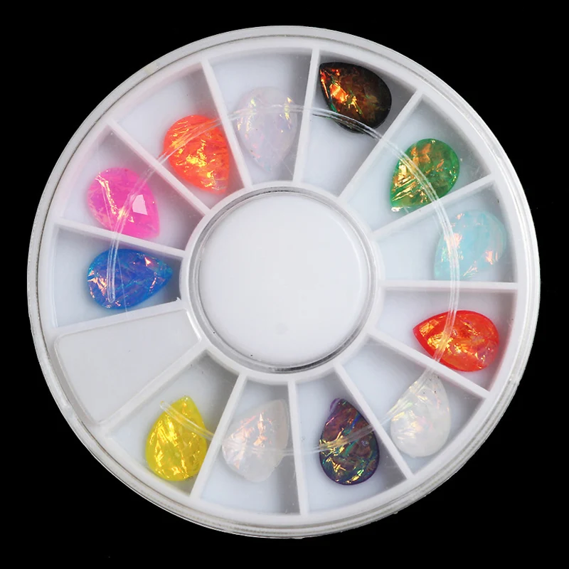 Акриловые наклейки для дизайна ногтей 12 шт. 3d-блестки шпильки украшения своими