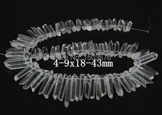 Приблизительно 63 шт./нить бусин для подвесок из искусственного кварца класса АА