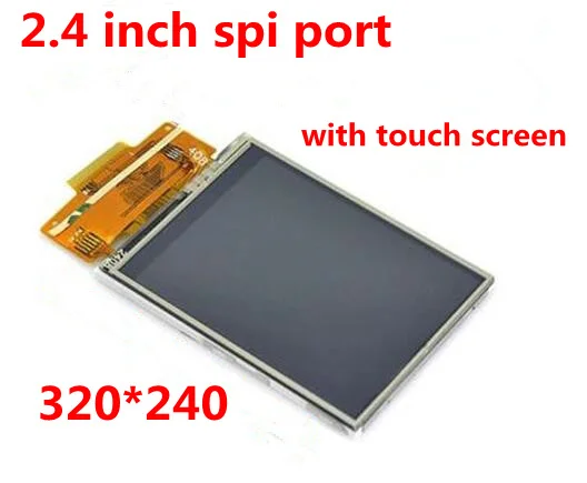 1 шт. 2,4 ''2,4 дюйма 240x320 SPI TFT ЖК-дисплей с последовательным портом 3,3 В ILI9341 с сенсорным 18pin горячий бар подключения 240*320 Новинка