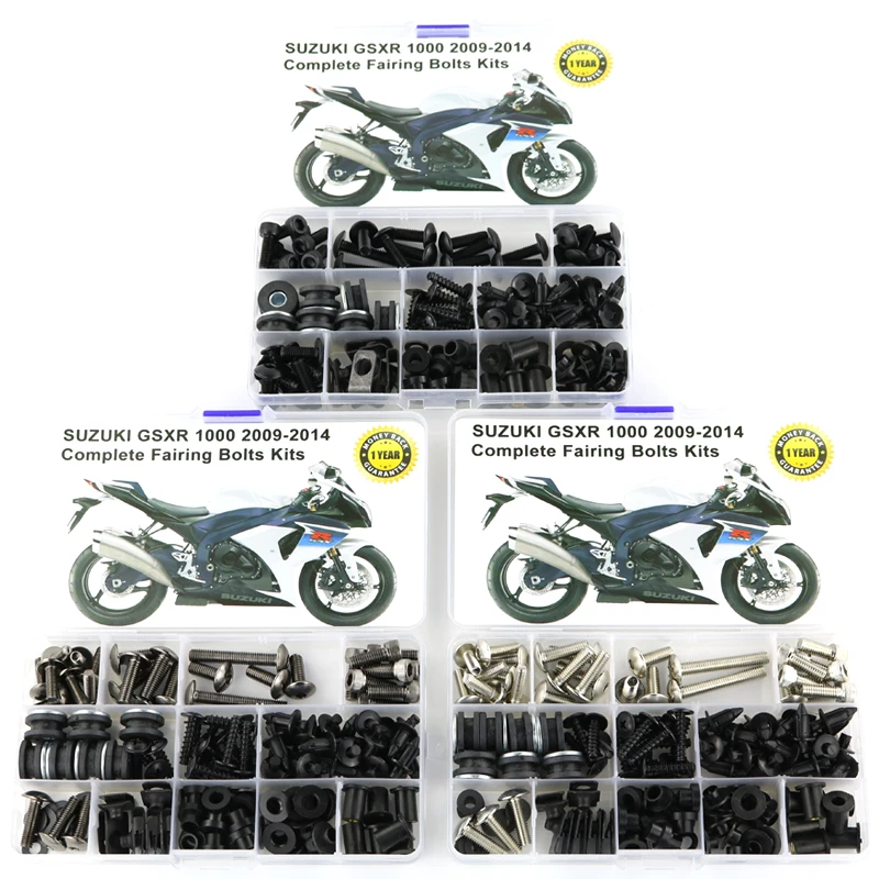 Подходит для Suzuki GSX R1000 GSXR1000 2009 2016 полный обтекатель Болты Комплект Сталь