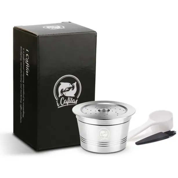 1capsule ICafilas нержавеющая сталь многоразового использования кофе капсулы Cafeteira фильтр для Caffitaly& Tchibo Cafissimo Minipresso машина - Цвет: 1capsule