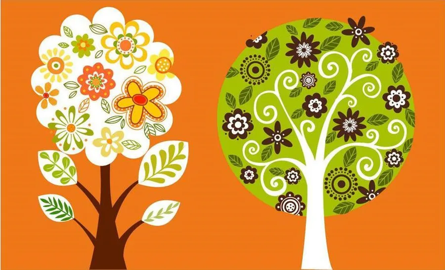 Настенные обои на заказ красивые Мультяшные с изображением пейзажа для гостиной