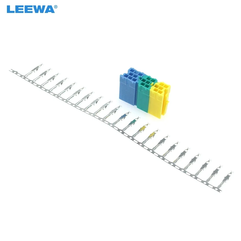 Автомобильный разъем Aux кабеля LEEWA мини ISO для Volkswagen Audi Skoda CD/DVD|Кабели адаптеры и