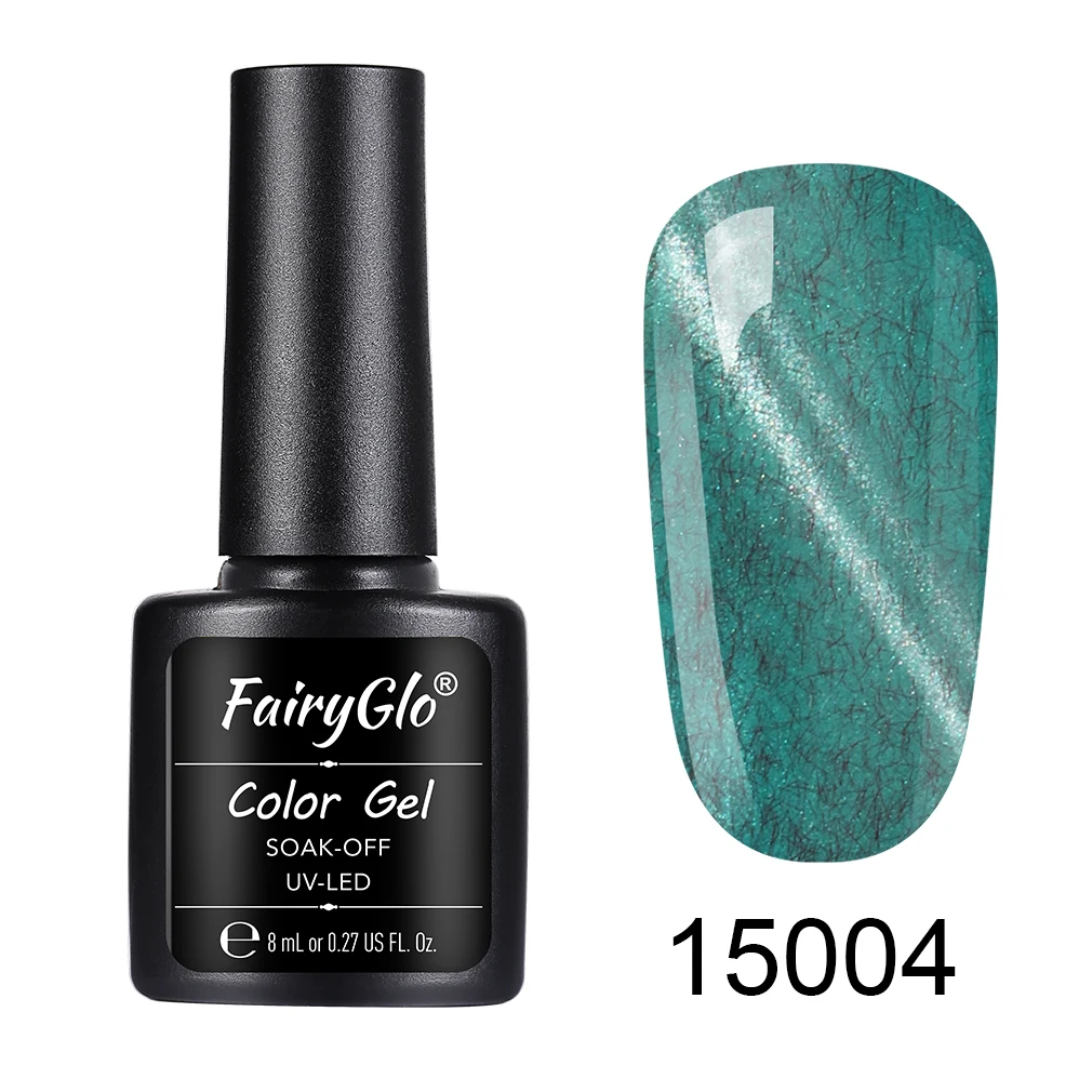 FairyGlo 8 мл 3D солнцезащитные очки &quotкошачий глаз&quot гель лак для ногтей эффект меха