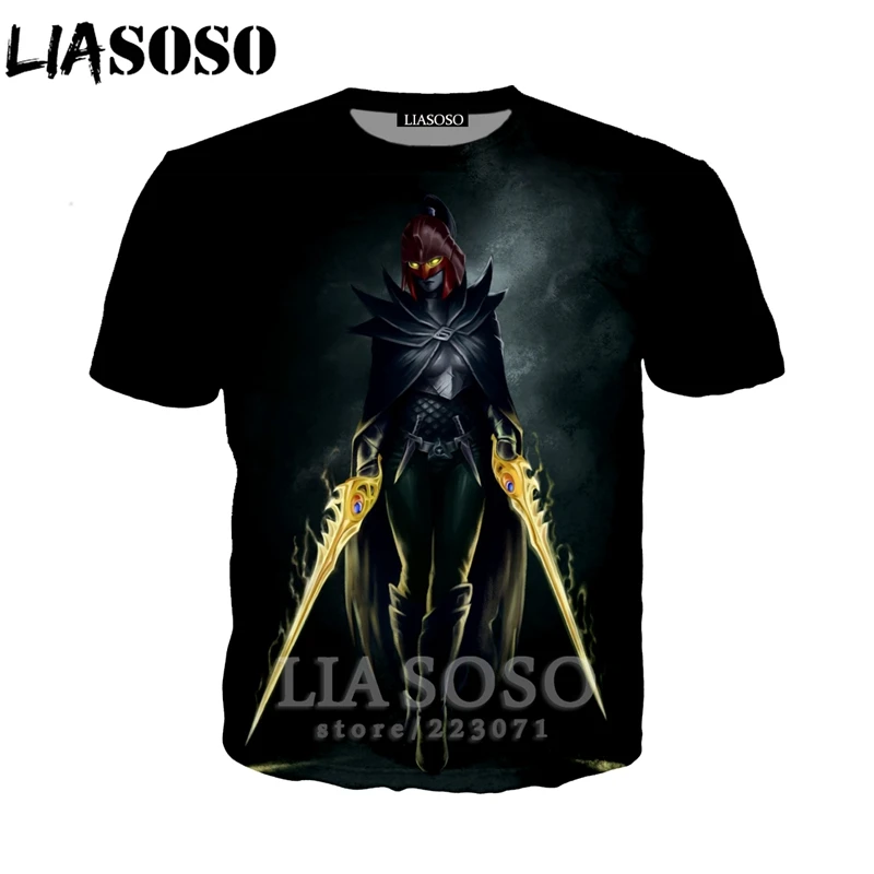 LIASOSO Новый Модный свитшот с 3D принтом для мужчин и женщин видеоигра Dota 2 футболка