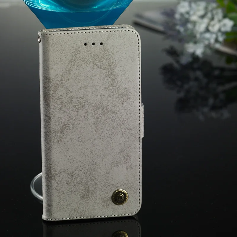 Винтажные Кожаные чехлы-бумажники с откидной крышкой для xiaomi Pocophone F1 Redmi 5 Plus