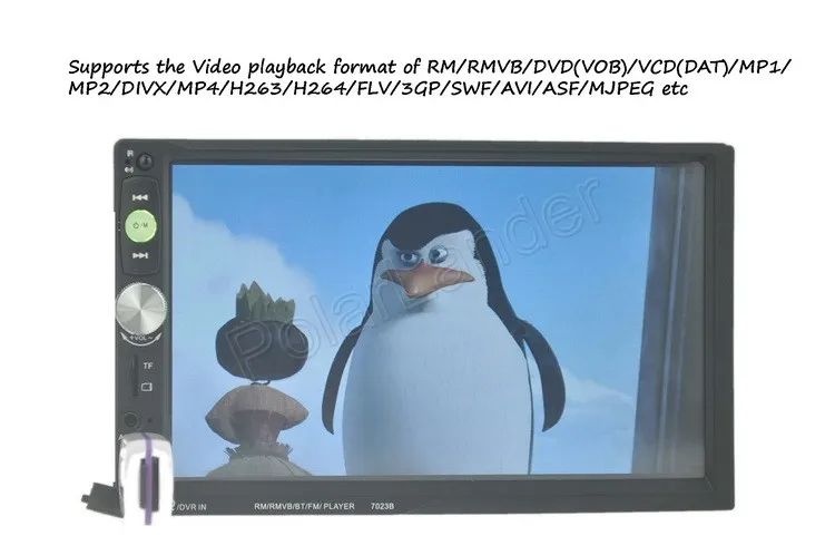 Авторадио автомобильный стерео MP5 радио 2DIN 7 дюймов сенсорный экран Кассетный