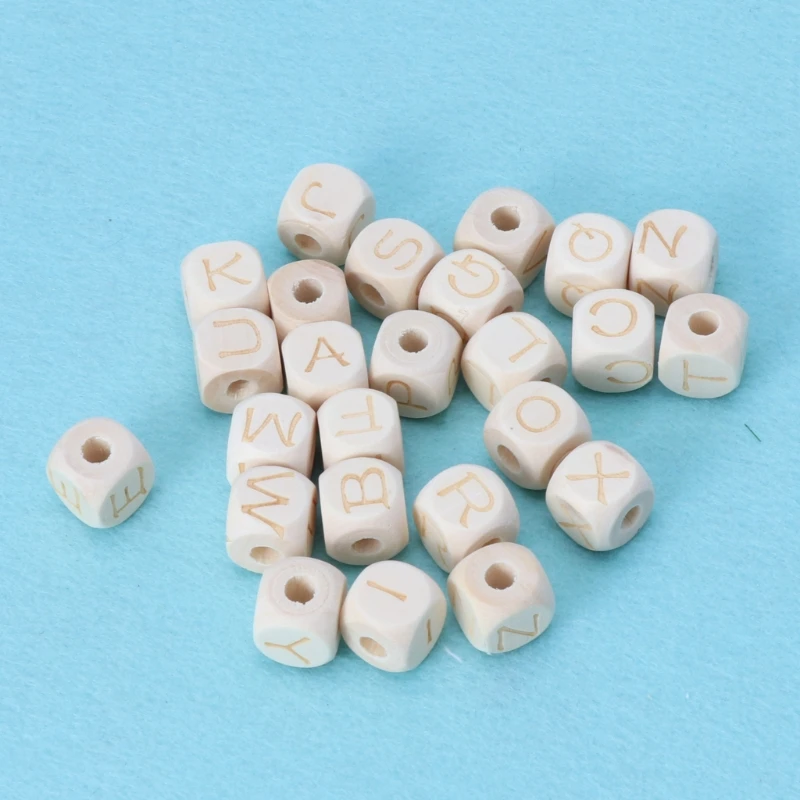 Cuentas de madera para dentici&oacute;n de beb&eacute;, accesorios para manualidades, mordedores, chupetes, correas, 12mm-2