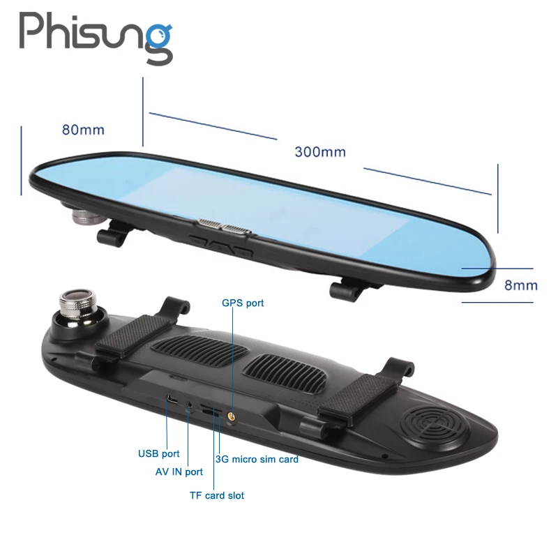 3G видеорегистратор+Android 5.0 GPS видеорегистраторы автомобильные+Bluetooth регистратор