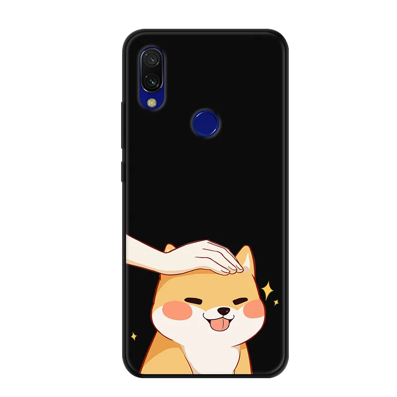 Чехол для девочки в красном платье Xiaomi Redmi 7 чехол мобильного телефона из ТПУ с