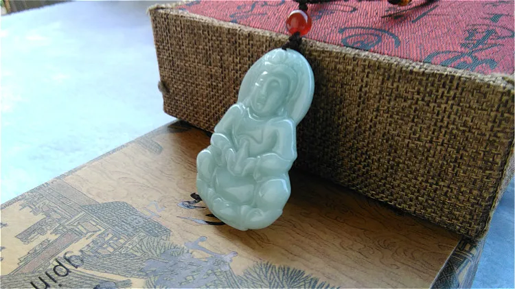 Юй Гуаньинь кулон мужские модели большое ожерелье с сертификатом|guanyin pendant|large