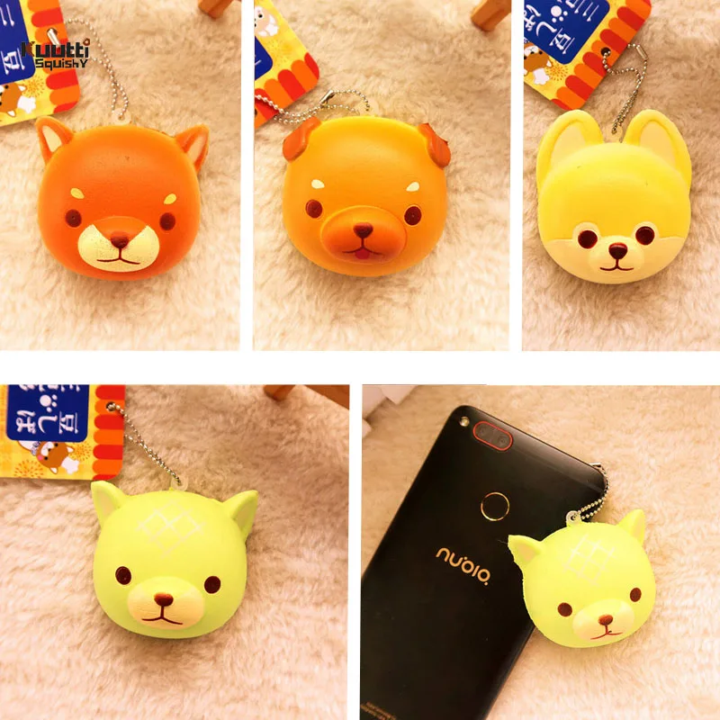 Kuutti Squishy Cute Japan Anime shaba inu Kawaii dog Slow Rising антистресс новинка с биркой оригинальная