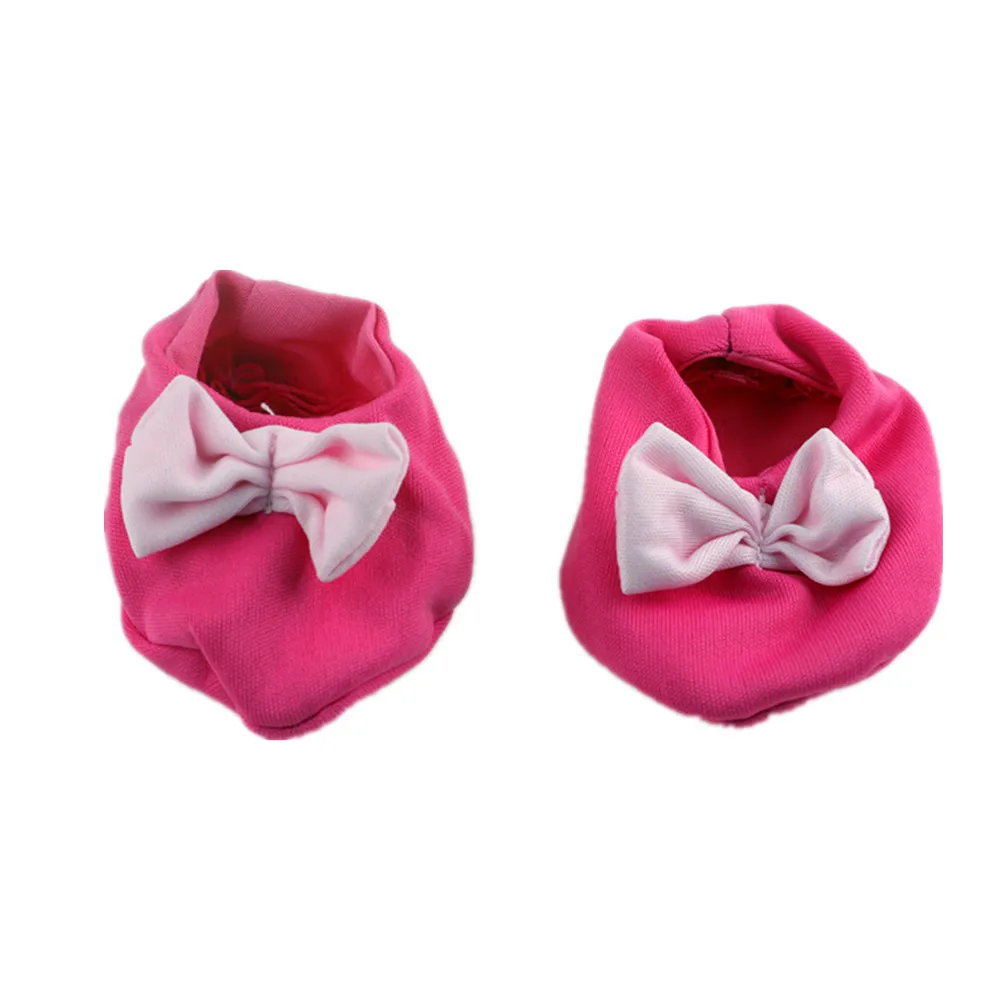 Розовый Bowknot Обувь Куклы Одежда подходит 18 дюймов American Girl 43 см Baby Born zapf дети лучший