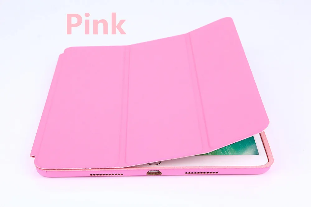Розовый Умный чехол для ipad mini 3 2 1 EGYAL из искусственной кожи, защитный чехол для apple ipad mini1 mini2 mini3 - Цвет: Розовый