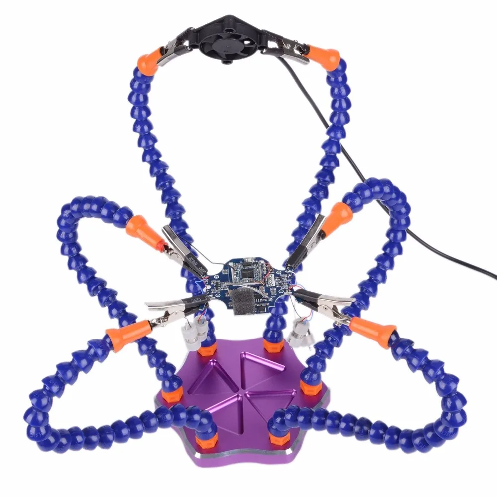 Инструмент для пайки с 6 гибкими рычагами шестиручная паяльная станция