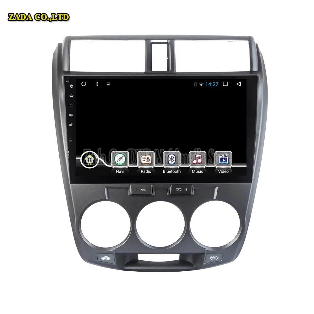 NaviTopia 10 1 дюймов ГБ/2 ГБ 4 ядра/Octa core Android 6 0 автомобиль радио плеер для Honda CITY 2008 2009 2010