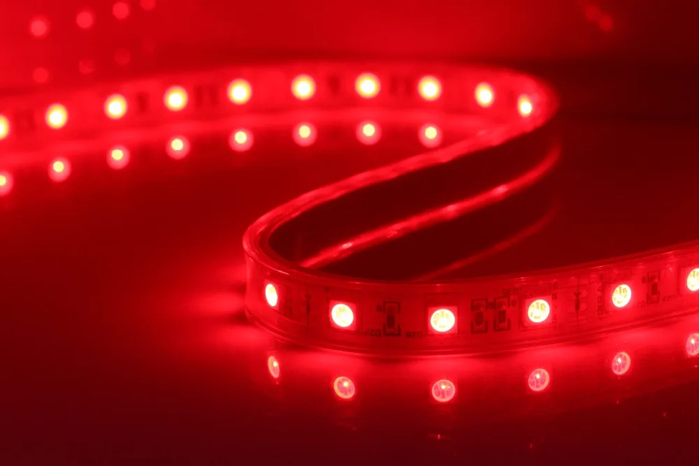 RGB цвет 5MLED полоса 5050 SMD 12V гибкий свет 60LED/m 300 светодиодов водонепроницаемый в