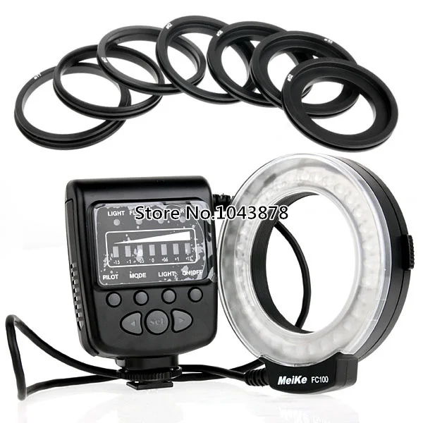 FC 100 Macro Ring Flash/Light для CanoN E @ S 650D 600D 60D 7D 550D 1100D T4i T3i T3 аксессуары фотостудии|studio