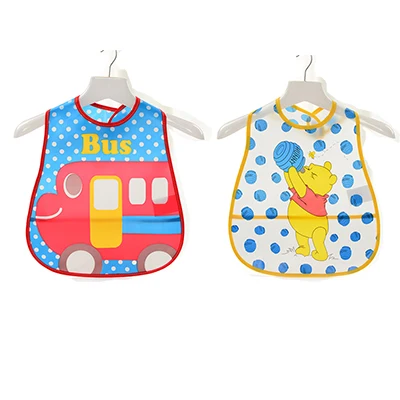 Boy patterns No4 2 шт./компл. непромокаемые детские нагрудники 0-3 лет для мальчиков и девочек с рисунком, без рукавов, с принтом; нагрудник Robe комбинезон детские слюнявчики - Цвет: Boy patterns No4