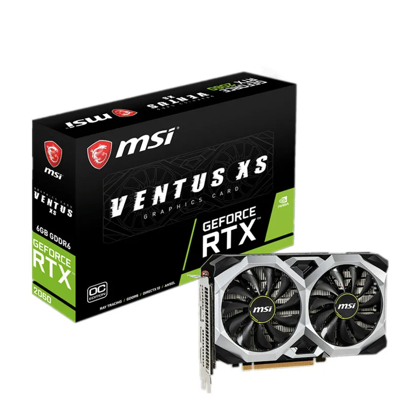 Объемный блок Barrow для графического процессора MSI GeForce RTX 2060 VENTUS XS C 6G /OC графическая