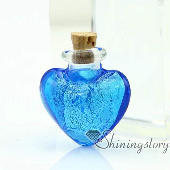 Муранское стекло ручной работы флакон духов для ожерелья маленький урн кулон