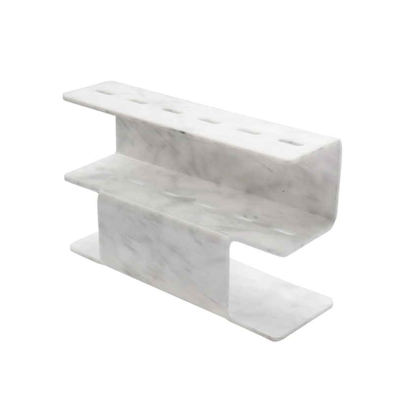 6 marble 3 цвета Пинцет держатель для хранения акриловый дисплей стенд акриловый Пинцет Дисплей Стенд прививка для наращивания ресниц макияж T - Цвет: 6 marble