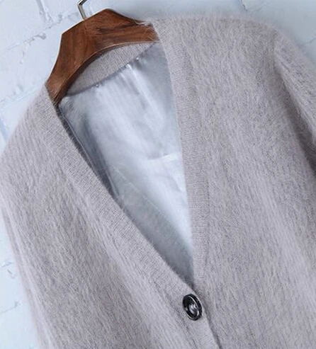 2019 New Thick Genuine Mink Cashmere Coat Warm Real Cardigans Wholesale Fur Sweater Hot Discount KFP912 |