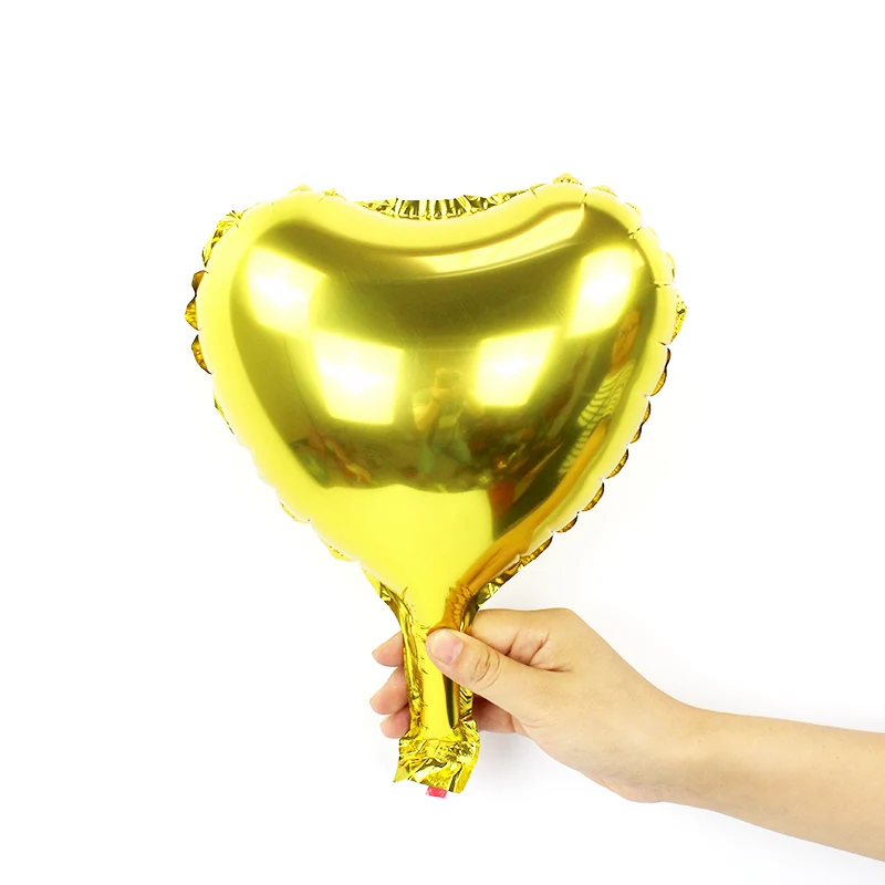 10inch gold AX 5 шт. 10 дюймов Золотая Звезда фольга шар розовые воздушные шары с сердцем Свадебные День Святого Валентина украшения пол раскрыть вечерние заполненные воздухом - Цвет: 10inch gold AX