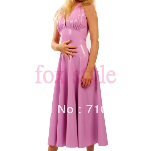 

sexy latex rubber handmade club dresses