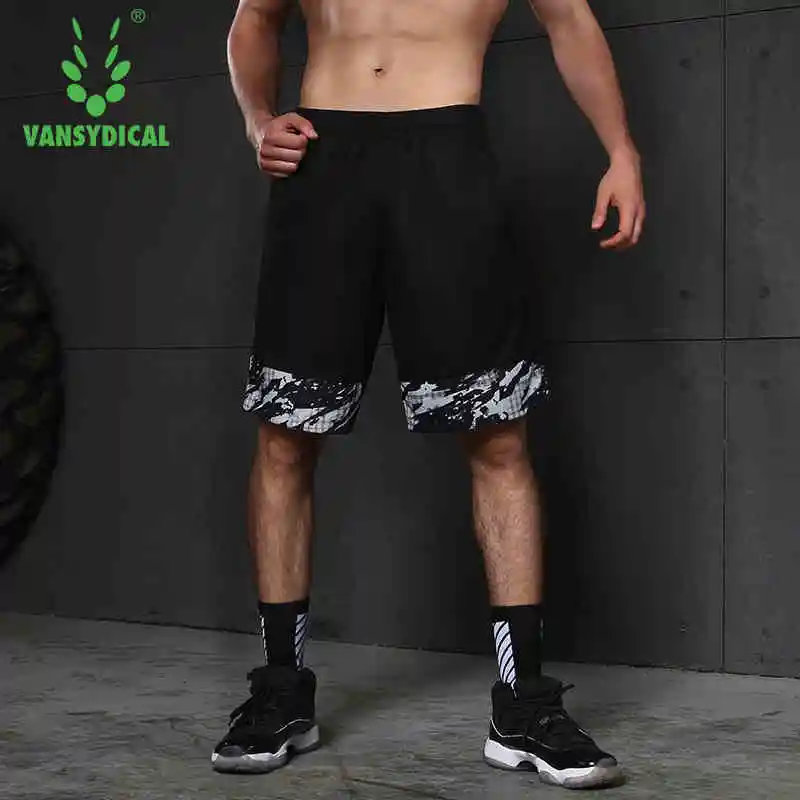 Vansydical спортивные мужские шорты для занятия баскетболом бега дышащие