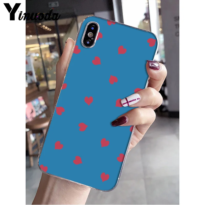 Yinuoda, узор в горошек, сделай сам, раскрашенные красивые аксессуары для телефонов, чехол для Apple iPhone 8, 7, 6, 6S Plus, X, XS, MAX, 5, 5S, SE, XR, чехол