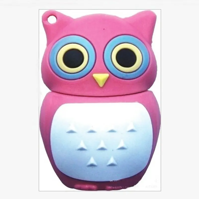 Реальная Емкость USB stick 2 ГБ 4 8 16 32 64 128 256 512 Сова Pen Drive Подарок Флэш Диск flash drive|owl pen