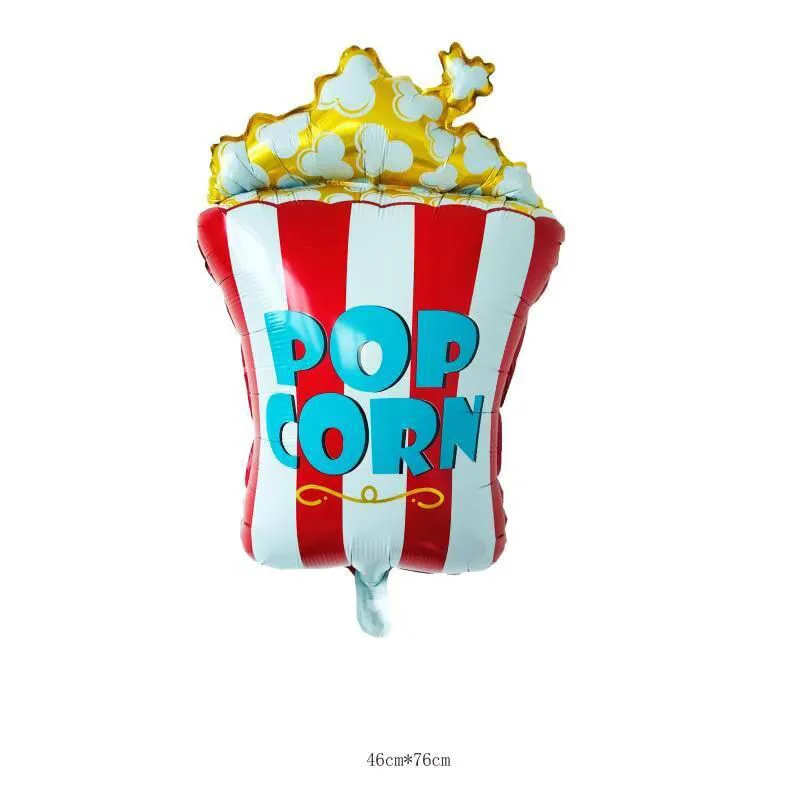 5 шт. новый картофель фри мороженое пицца гамбургер попкорн алюминиевая фольга