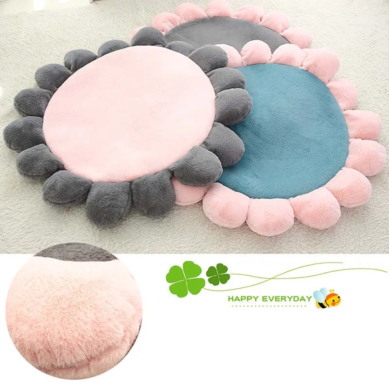 Подушка на сиденье из искусственного меха украшение для детской комнаты