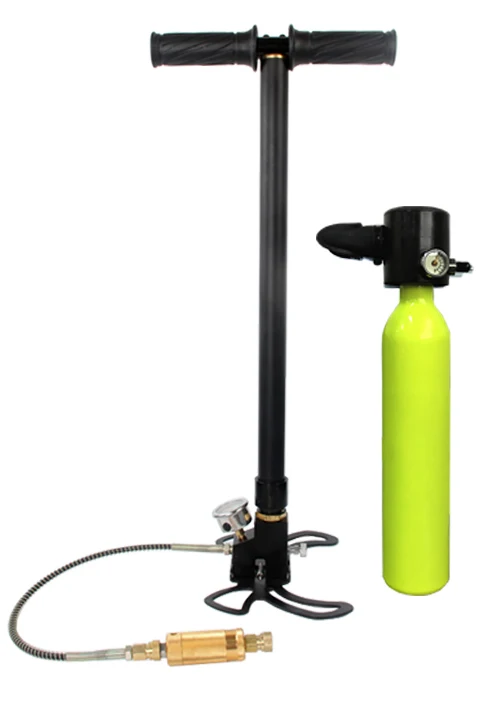 Tank And Pump Мини-баллон с кислородом для подводного дыхания, оборудование для дайвинга - Напряжение: Tank And Pump