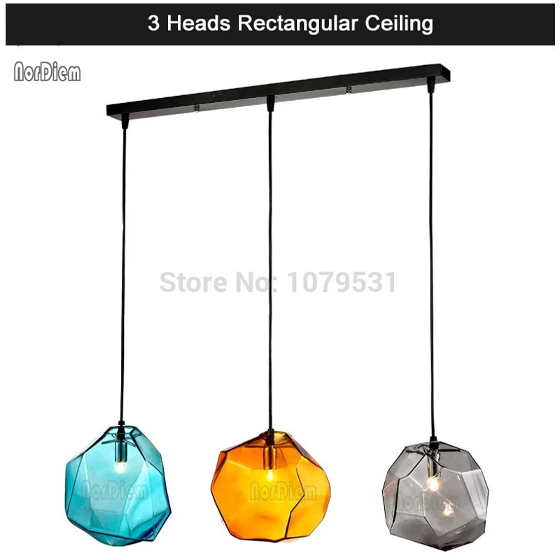 Светодиодный подвесной светильник из хрустального стекла 3 шт.|led pendant light|pendant