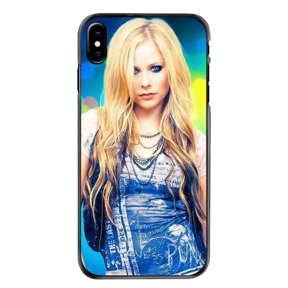 Rock Singer Avril Lavigne Music Star American For Samsung Galaxy Note 2 3 4 5 S2 S3 S4 S5 MINI S6 S7 edge S9 S8 Plus Phone Cover |