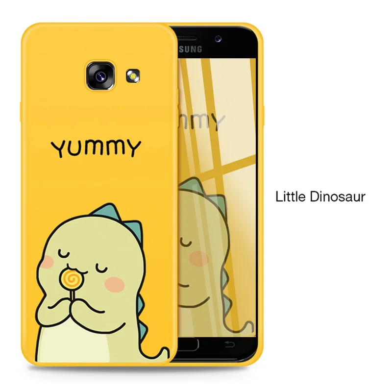 ASINA силиконовые чехлы для samsung Galaxy A5 мультфильм милый 3D рельефный чехол для Galaxy S8 S9 S10 плюс A6 A7 A8 J7 J8 - Цвет: Little Dinosaur