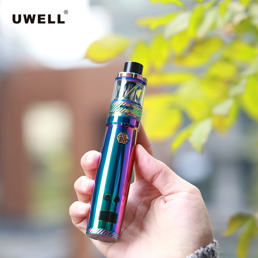 80 Вт оригинальный Uwell Nunchaku бак испаритель с 5 мл атомайзер бокс мод для