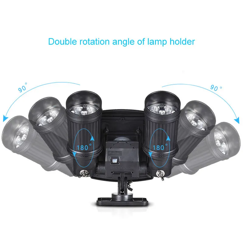 Водонепроницаемый 14 LED Солнечный Свет PIR датчик движения настенный светильник