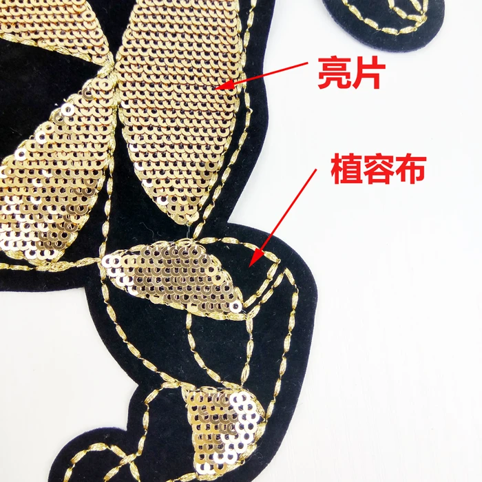 Horse sequins embroidered patch vintage applique coat or jeans decoration butterfly | Дом и сад