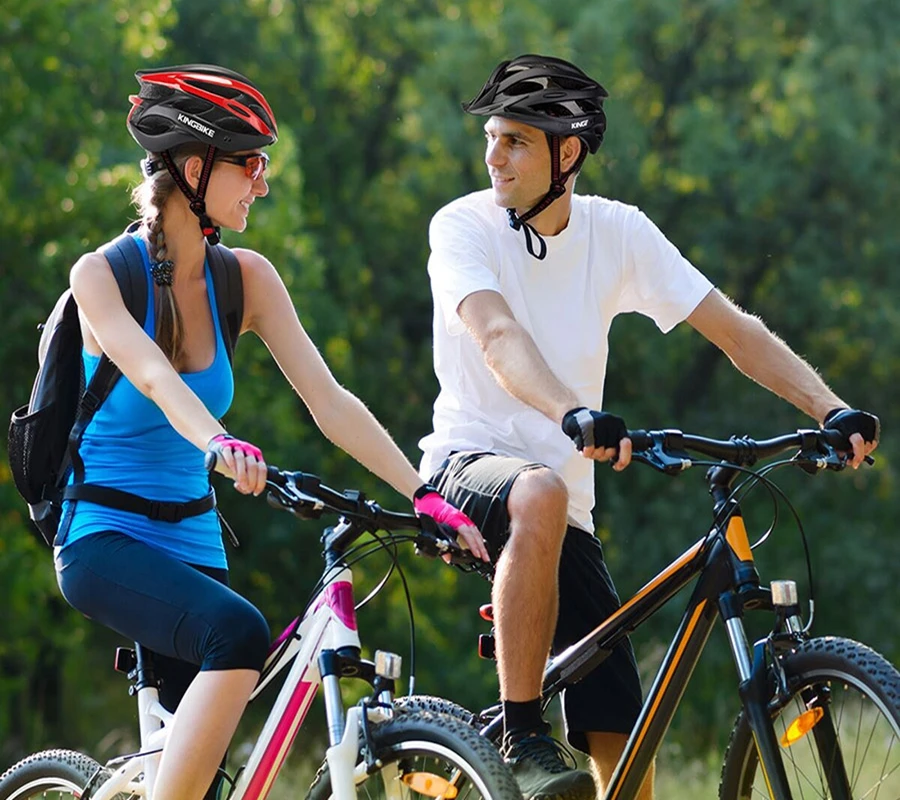 Велосипедный шлем KINGBIKE Сверхлегкий для взрослых велосипедный Casco Ciclismo с задней