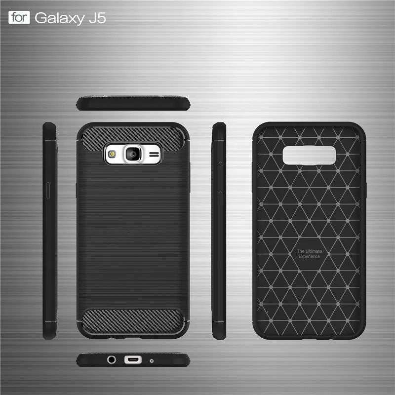 Чехол для Samsung Galaxy J5 роскошный Ультратонкий чехол из углеродного волокна