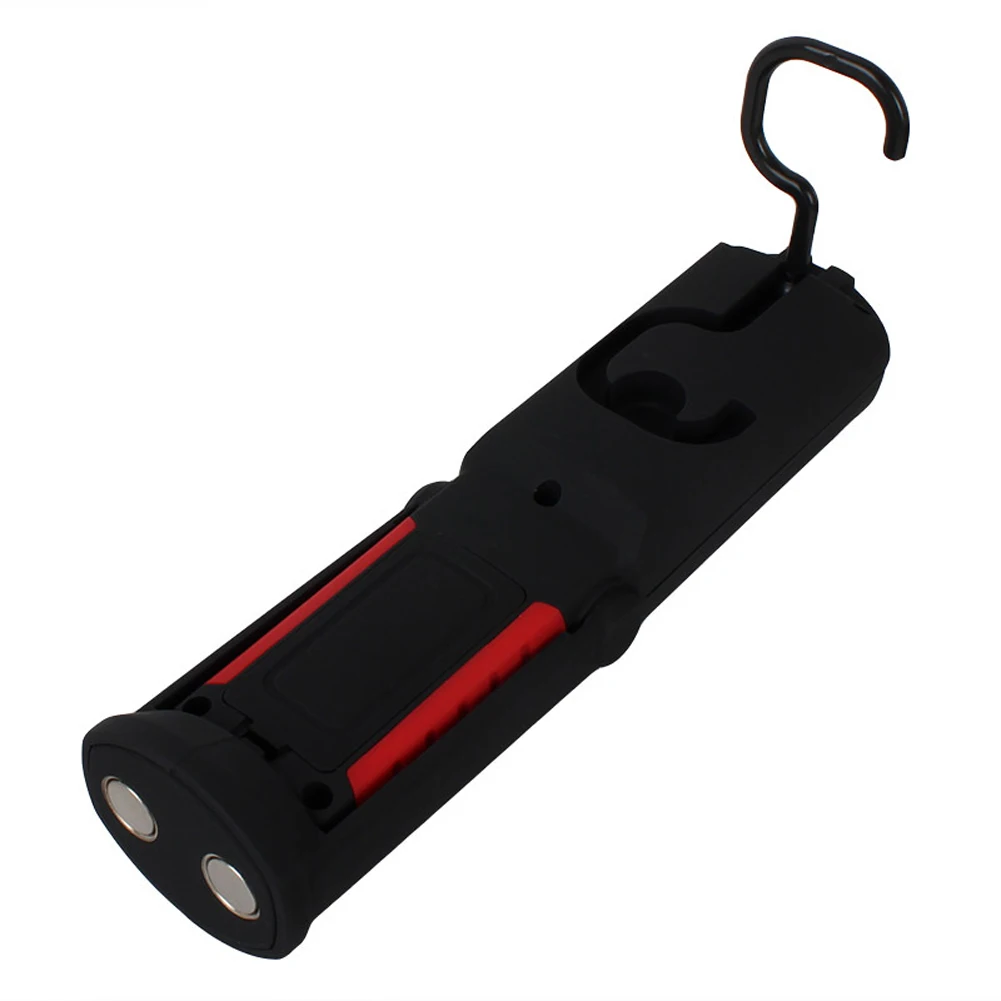 

New Style Red /Blue Portable 36+5Led Work Light Camping Emergency Lamp Flashlight W/Magnetic With Hook Stand Battery Powered