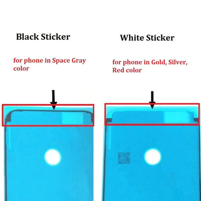 WANGFUZHI 1pcs for iPhone 8 Front LCD Supporting Frame Housing Cover Waterproof Adhesive Sticker Replacement Part | Мобильные