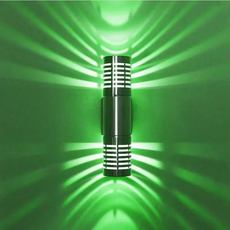 Современный светодиодный настенный светильник 6 Вт цилиндрические алюминиевые