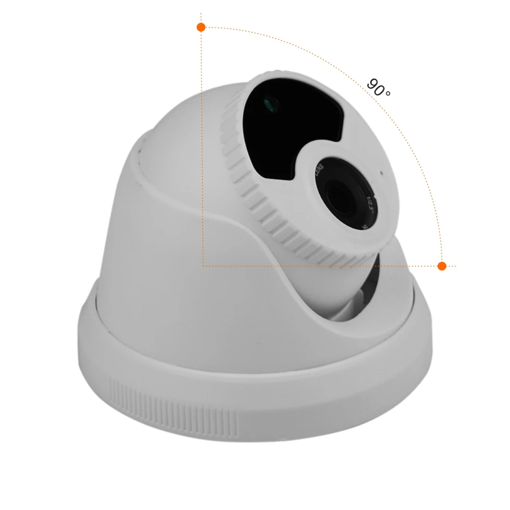 ENSTER H.265 внутренняя Onvif HD 1080P PoE ip-камера с поддержкой обнаружения движения, Электронная сигнализация с фотографическим снимком, встроенный микрофон